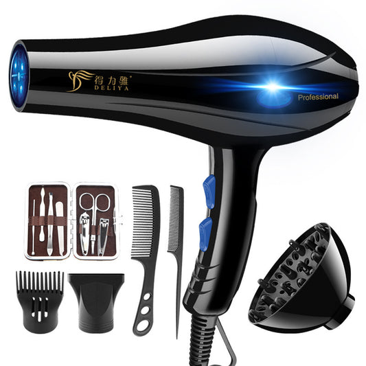 High-Power Negative Ion Hair Dryer with Blue Light