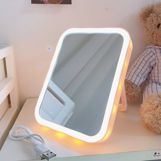 LED Portable Vanity Mirror – Desktop Makeup Mirror