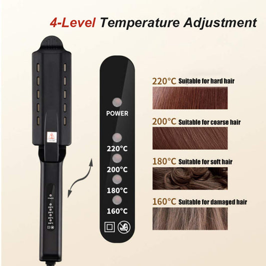 Steam Hair Straightener – Safe & Smooth Styling Splint