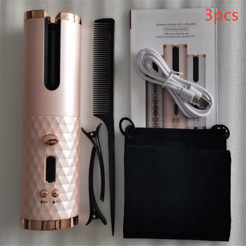 Automatic Wireless Curling Iron – Multifunctional & Portable