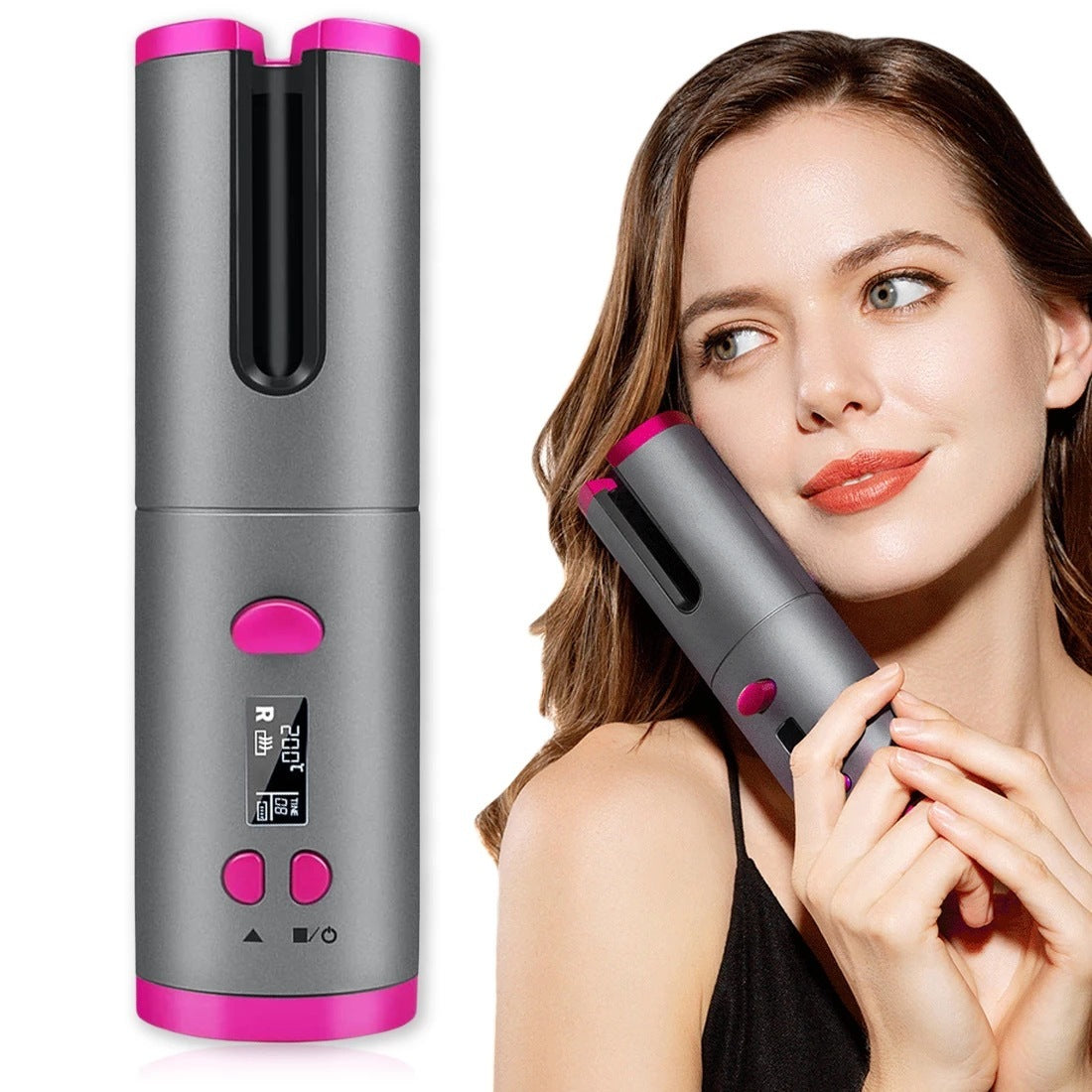 Automatic Wireless Curling Iron – Multifunctional & Portable