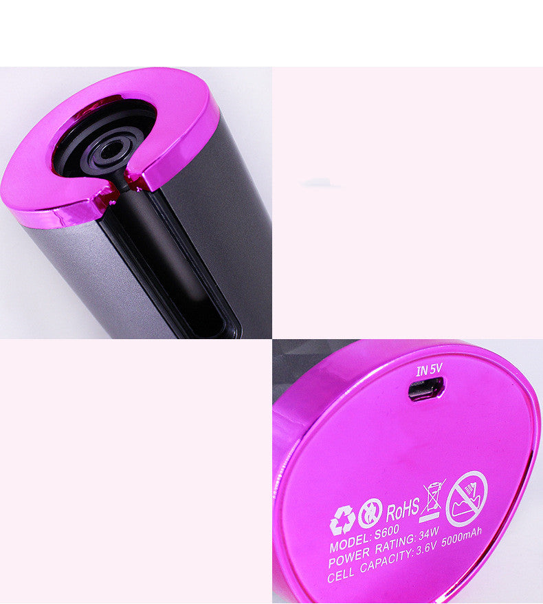 Automatic Hair Curler – Rechargeable Ceramic Rotating Styler