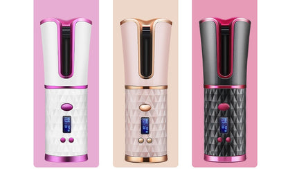 Automatic Wireless Curling Iron – Multifunctional & Portable