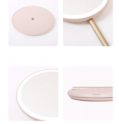 LED Folding Makeup Mirror – Portable & Adjustable