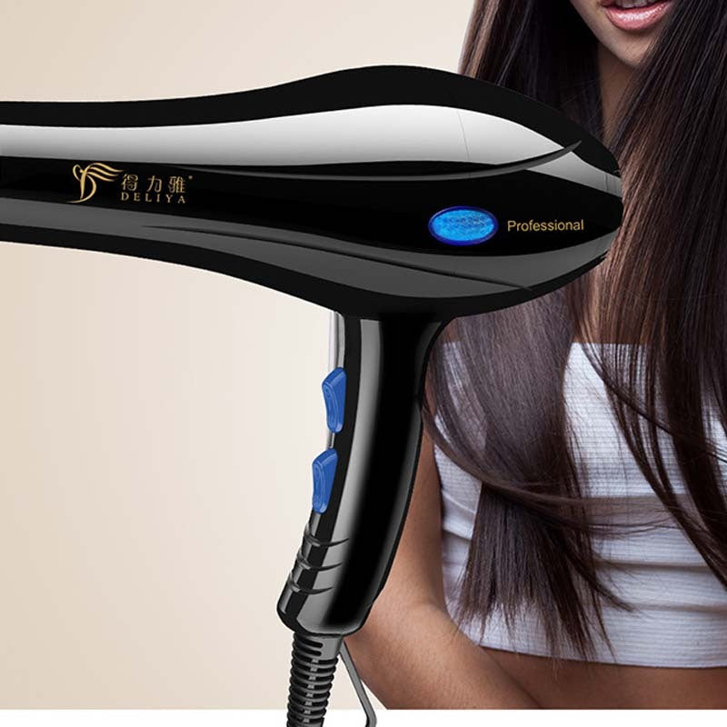 High-Power Negative Ion Hair Dryer with Blue Light