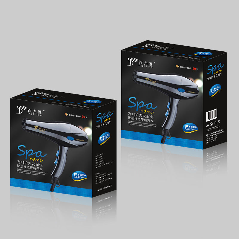 High-Power Negative Ion Hair Dryer with Blue Light