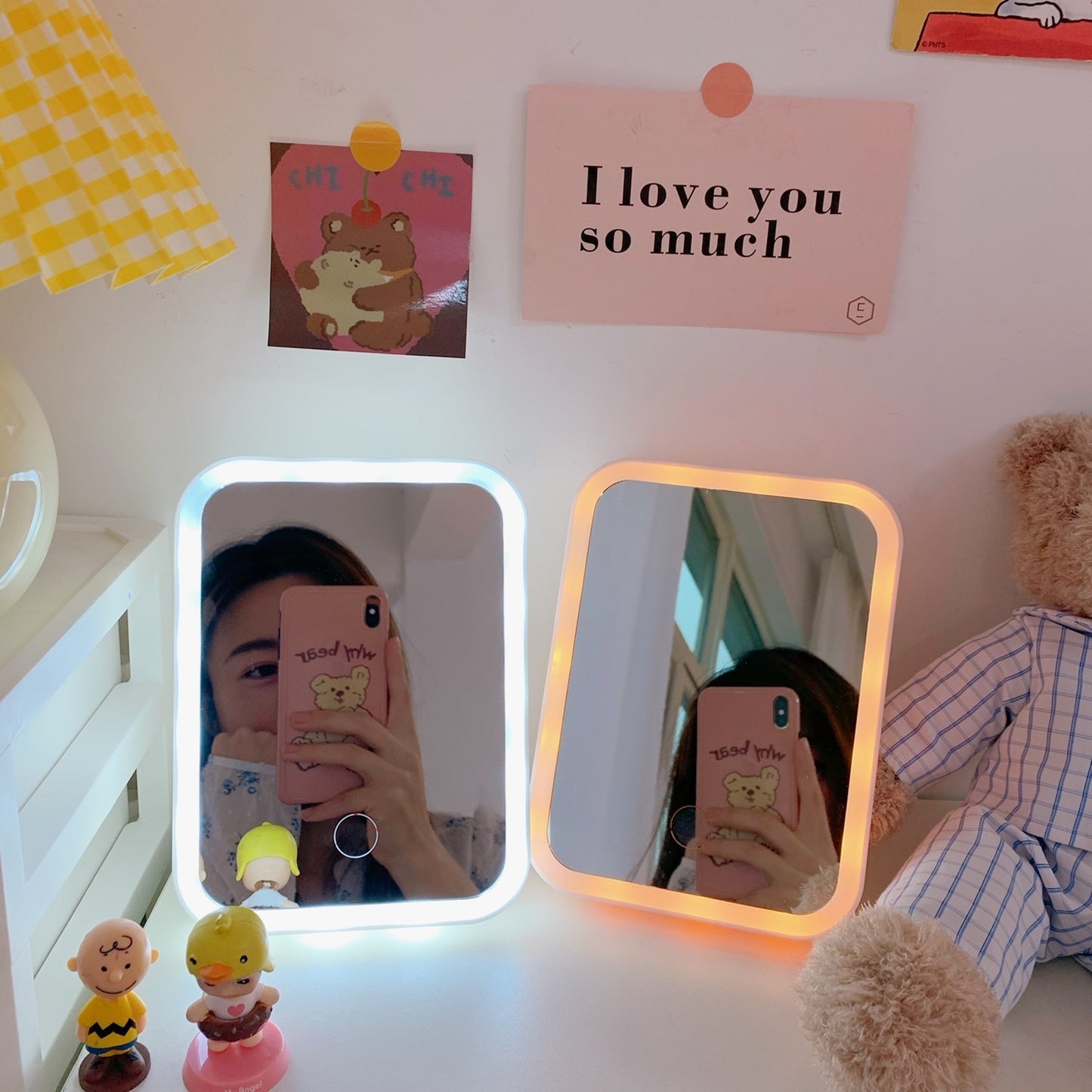 LED Portable Vanity Mirror – Desktop Makeup Mirror