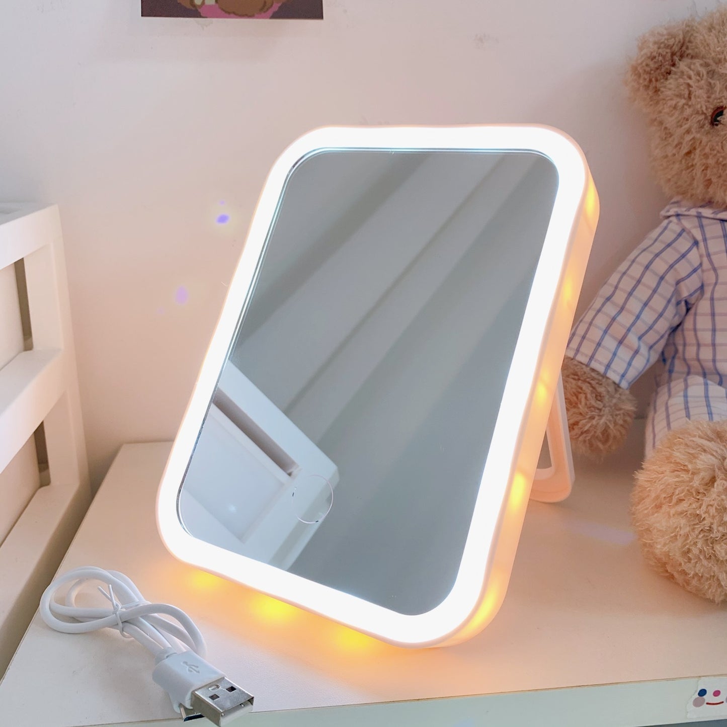 LED Portable Vanity Mirror – Desktop Makeup Mirror