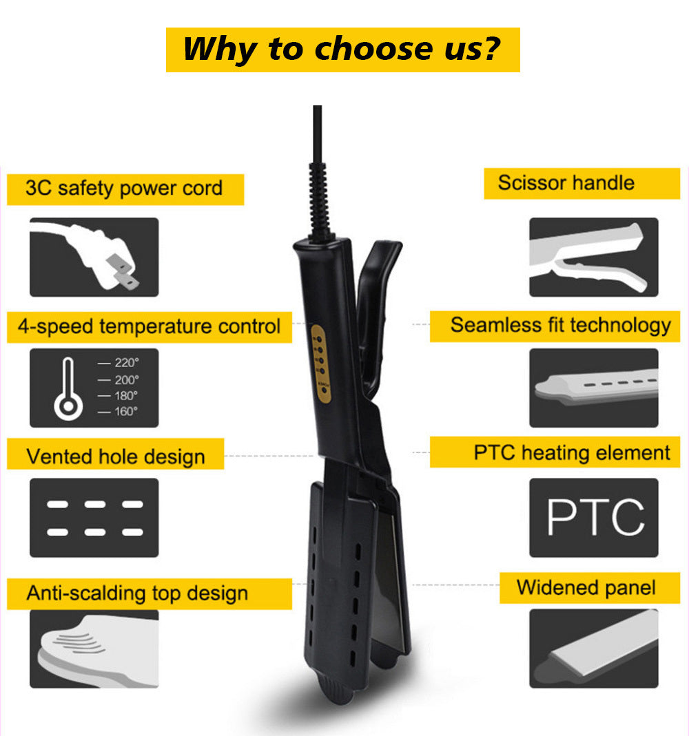 Steam Hair Straightener – Safe & Smooth Styling Splint