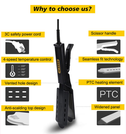 Steam Hair Straightener – Safe & Smooth Styling Splint