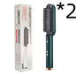 2-in-1 Hair Straightener & Hot Comb – Curling & Styling Brush