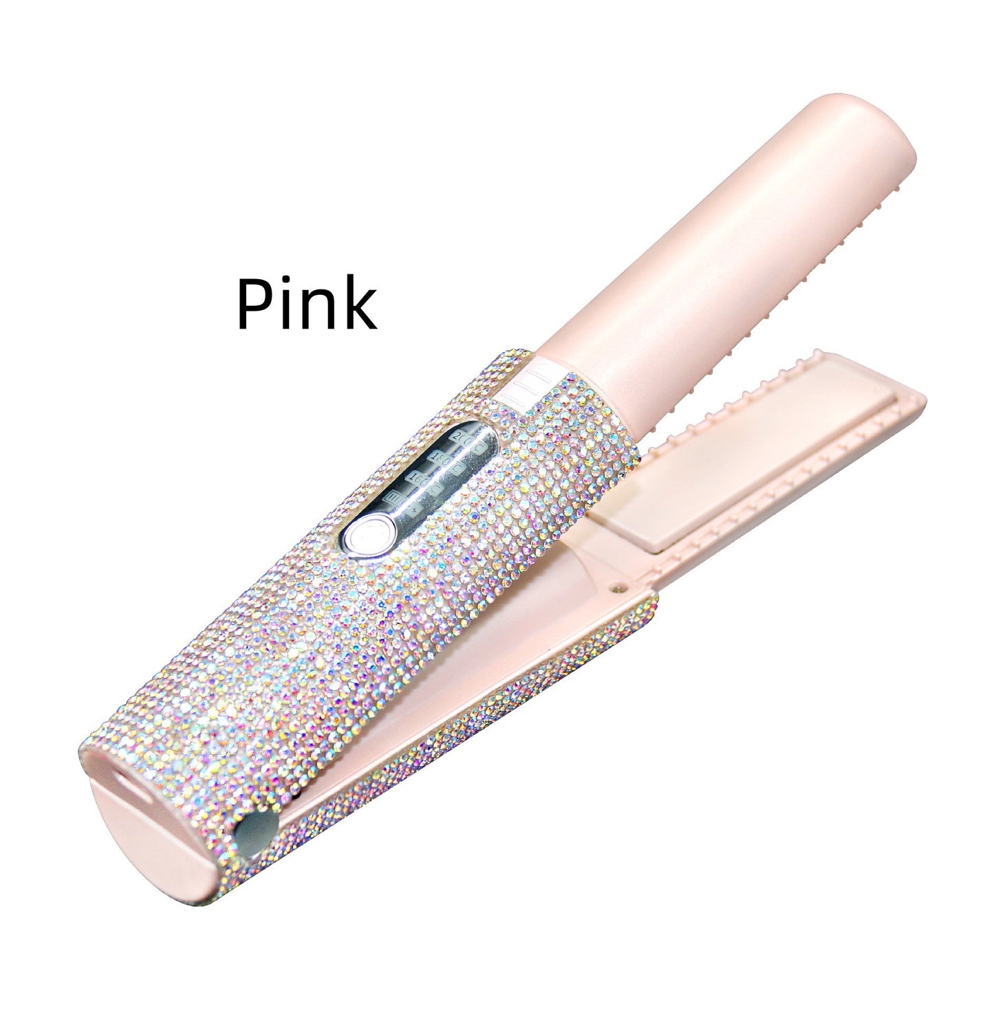 2-in-1 Hair Straightening Brush & Curler – USB Electric Comb