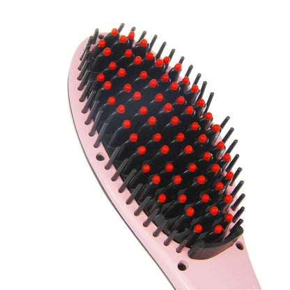 Paddle Brush Hair Straightener – Fast Heating & Anti-Frizz Styling