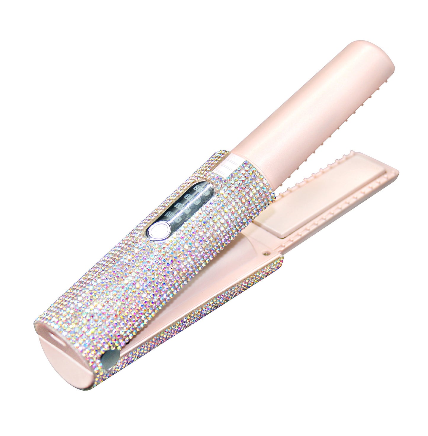 2-in-1 Hair Straightening Brush & Curler – USB Electric Comb