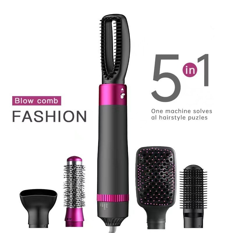 5-in-1 Hair Dryer & Styling Brush – Professional Beauty Tool