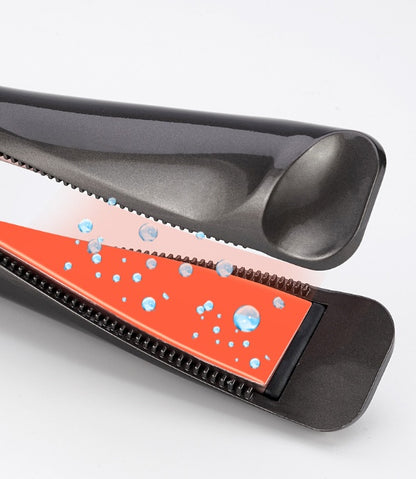 2-in-1 Hair Straightener & Crimper – Wet/Dry Styling Comb
