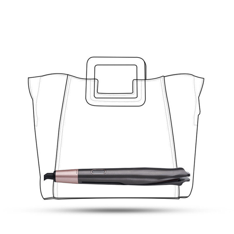 2-in-1 Hair Straightener & Crimper – Wet/Dry Styling Comb