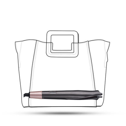 2-in-1 Hair Straightener & Crimper – Wet/Dry Styling Comb