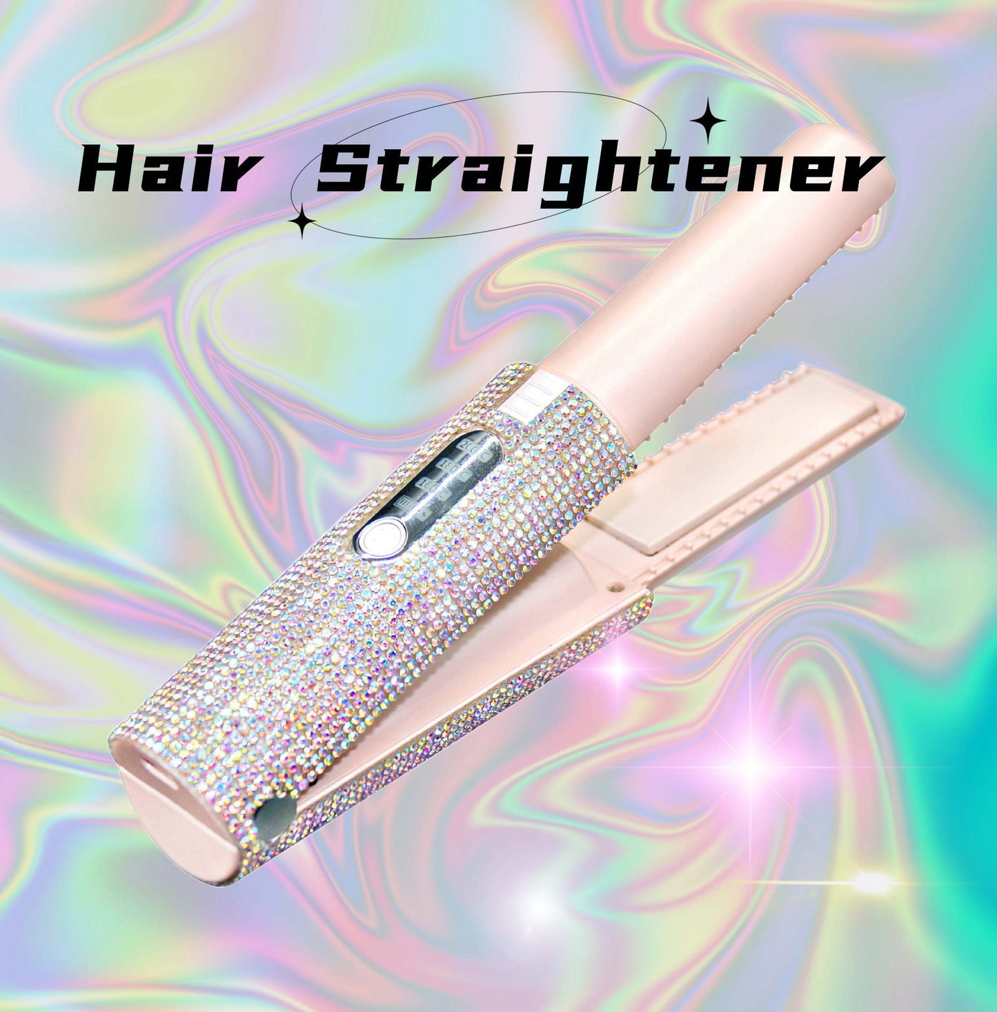 2-in-1 Hair Straightening Brush & Curler – USB Electric Comb