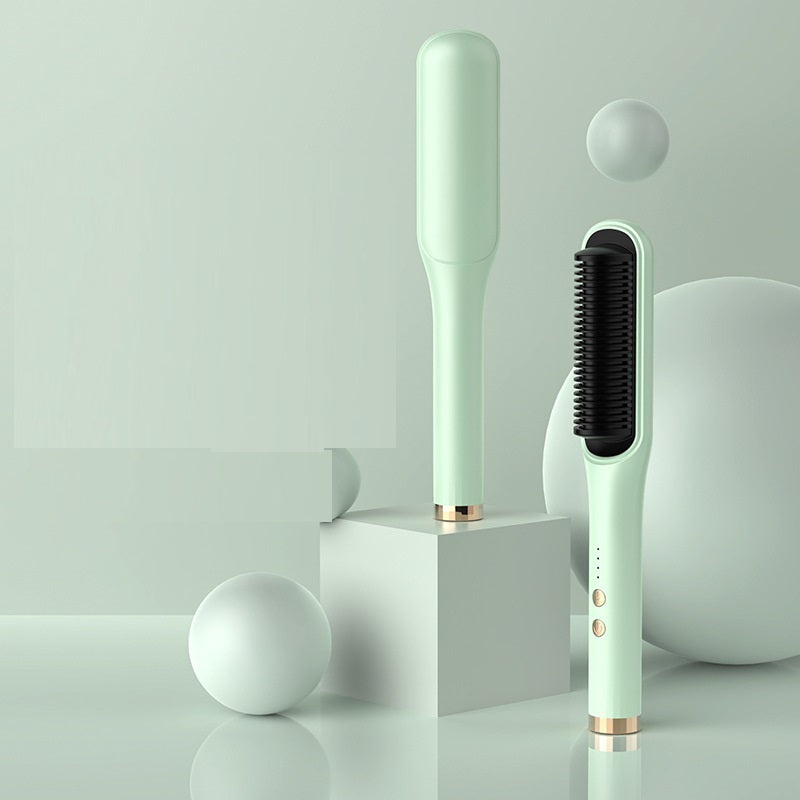 Anion Hair Curler & Straightening Comb – 2-in-1 Electric Styler