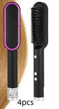 2-in-1 Hair Straightener & Hot Comb – Curling & Styling Brush