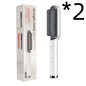 2-in-1 Hair Straightener & Hot Comb – Curling & Styling Brush