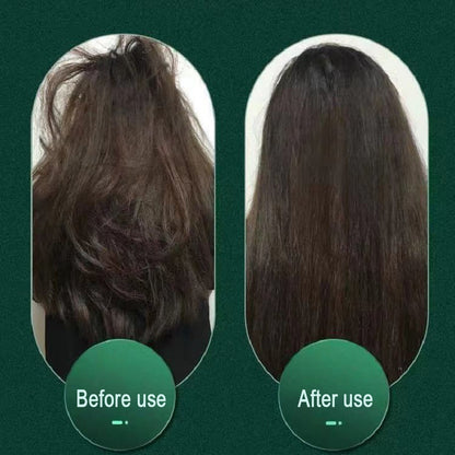 2-in-1 Hair Straightener & Hot Comb – Curling & Styling Brush